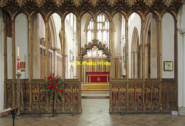 Photo 6"x4" St Peter & St Paul, Eye - Screen Eye\/TM1473 c2015