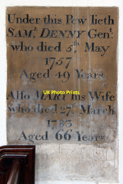 Photo 6"x4" St Peter & St Paul, Eye - Wall monument Eye\/TM1473 c2015