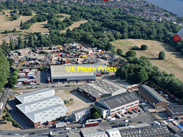 Photo 6"x4" North Feltham trading estate from the air Feltham\/TQ1073 c2015