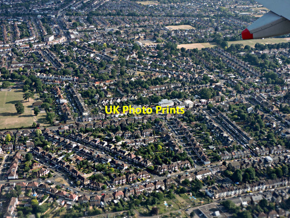 Photo 6"x4" Whitton from the air Hounslow c2015