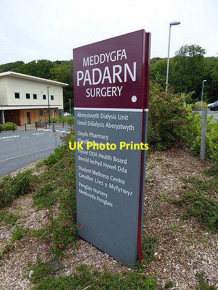 Photo 6"x4" Sign for Padarn Surgery, Penglais Hill, Aberystwyth Aberystwyth c2015