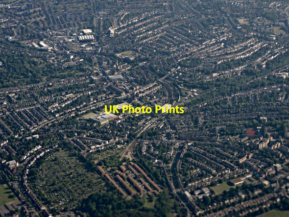 Photo 6"x4" Tulse Hill from the air Brixton\/TQ3175 c2015