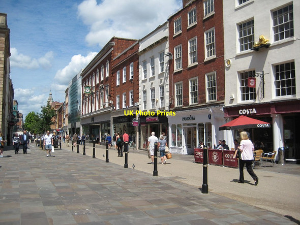 Photo 6"x4" Worcester High Street Worcester c2015