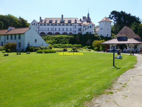 Photo 6"x4" The monastery on Caldey Isle Drinkim c2015