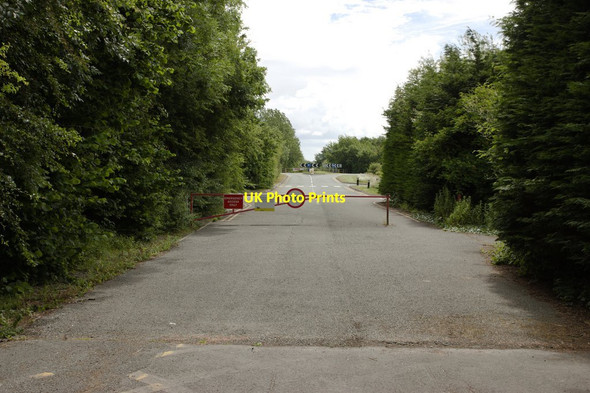 Photo 6"x4" Emergency Access Gate off Station Road Gwespyr c2015