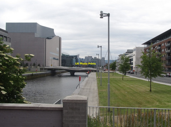 Photo 6"x4" The Royal Canal between the Upper Sheriff Street and the Mayor Street Lower bridges Ringsend c2015