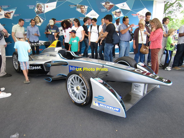 Photo 6"x4" Formula E car, Battersea Park Westminster c2015