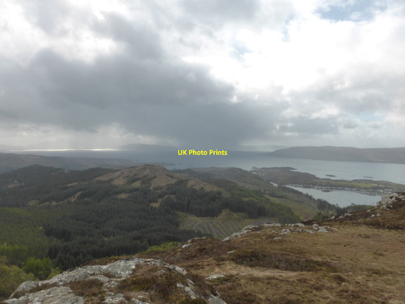 Photo 6"x4" Squall approaching Plockton Plockton\/Am Ploc c2015