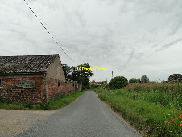 Photo 6"x4" Hall Farm buildings at Repps Repps c2015