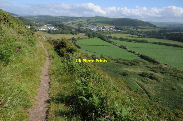 Photo 6"x4" Footpath below Pen Dinas Aberystwyth c2015