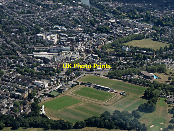 Photo 6"x4" Richmond Athletic Ground from the air Richmond\/TQ1874 c2015