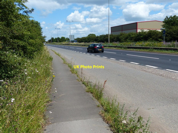 Photo 6"x4" North along the A38 Lichfield Road Barton Turn c2015