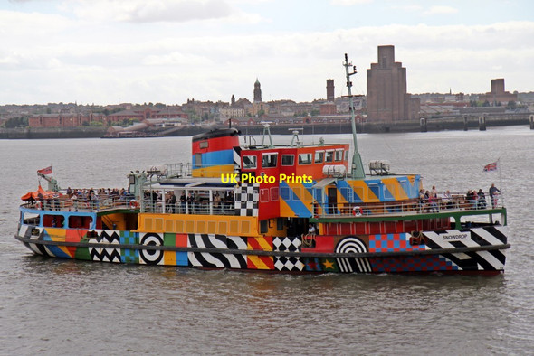 Photo 6"x4" MV Snowdrop, River Mersey Seacombe c2015