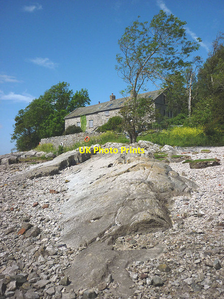 Photo 6"x4" Exposed limestone, Brown's Houses Silverdale Green c2015