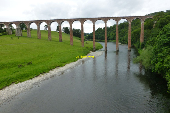 Photo 6"x4" Leaderfoot Viaduct Newstead\/NT5634 c2015