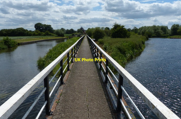 Photo 6"x4" Footbridge along the Trent & Mersey Canal Overley\/SK1615 c2015