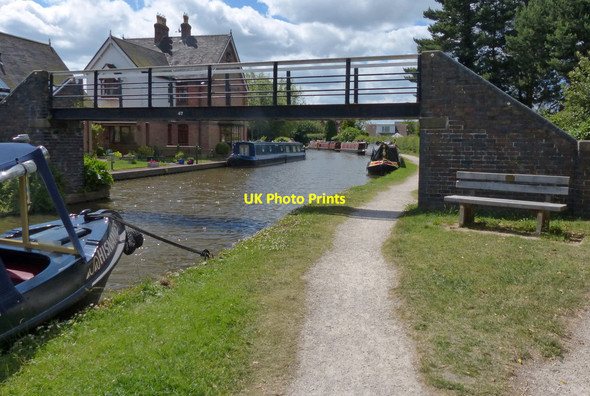 Photo 6"x4" Gallows Bridge No 47 Overley\/SK1615 c2015