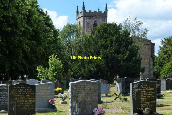 Photo 6"x4" All Saints church in Alrewas Overley\/SK1615 c2015