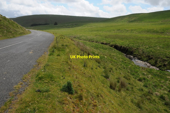 Photo 6"x4" Mountain road below Bryn Suog Dolhelfa c2015