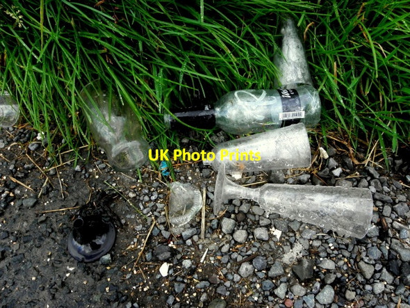 Photo 6"x4" Debris along Dooish Road, Curraghamulkin Dromore\/H3562 c2015