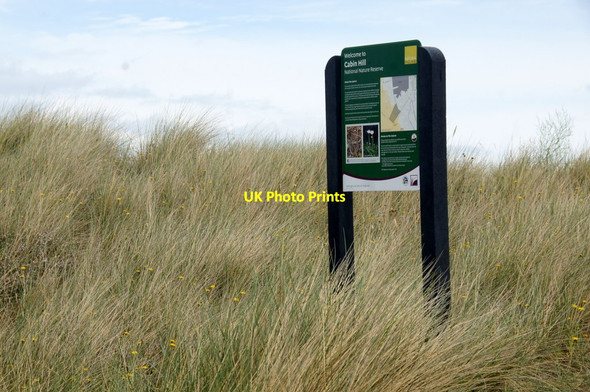 Photo 6"x4" Noticeboard for Cabin Hill Nature Reserve, Formby Hightown\/SD2903 c2015