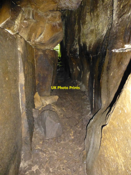 Photo 6"x4" Inside Cateran Hole looking out Eglingham c2015