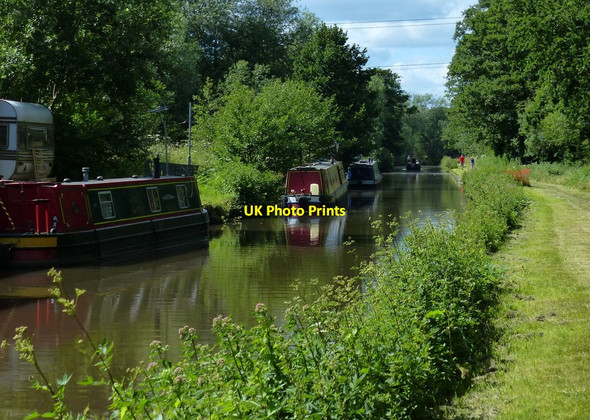 Photo 6"x4" Trent & Mersey Canal at King's Bromley Wharf Rileyhill c2015