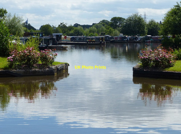 Photo 6"x4" Entrance to King's Bromley Marina Rileyhill c2015