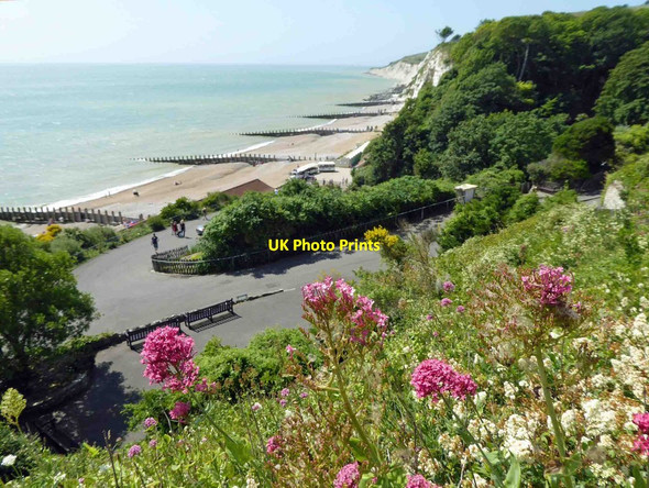 Photo 6"x4" Holywell retreat from the cliff tops Meads\/TV6097 c2015