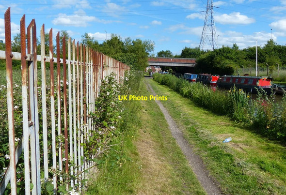 Photo 6"x4" Towpath along the Trent & Mersey Canal Rugeley c2015