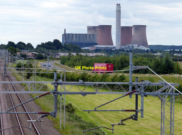 Photo 6"x4" View towards the Rugeley B power station Rugeley c2015