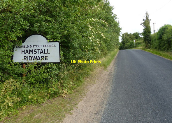 Photo 6"x4" Blithbury Road in Hamstall Ridware Hamstall Ridware c2015