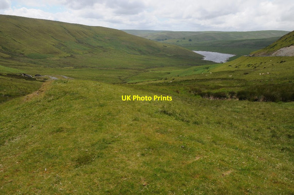 Photo 6"x4" View to Craig Goch Reservoir Dolhelfa c2015