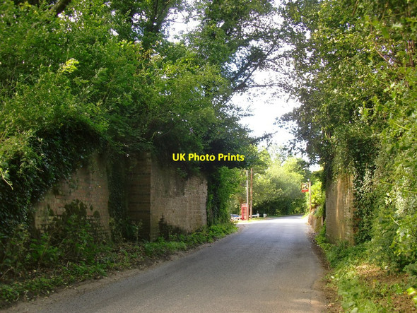Photo 6"x4" Site of a former railway bridge at Selham Selham c2015
