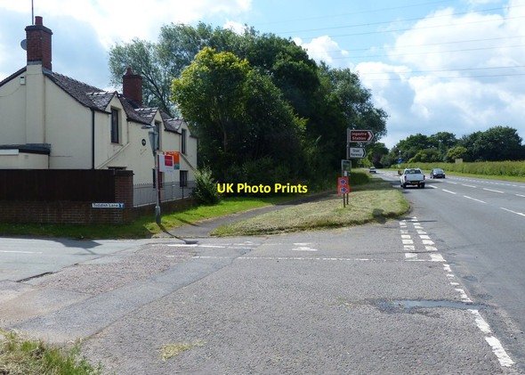 Photo 6"x4" Junction of the A51 and Tolldish Lane Great Haywood c2015