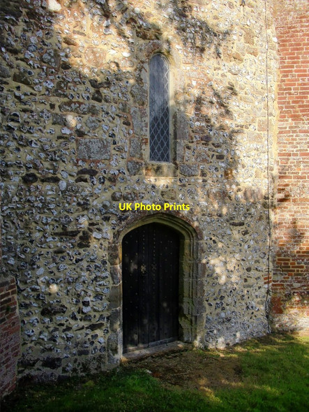 Photo 6"x4" Bepton church: the west door Bepton c2015