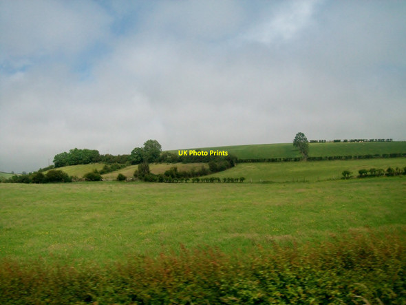 Photo 6"x4" Small drumlin-slope fields east of the A24 Drumaness c2015