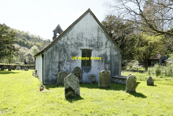 Photo 6"x4" East Wall of St Padarn Llanbadarn-y-garreg c2015