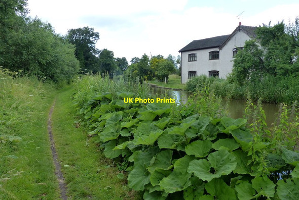 Photo 6"x4" Wharf Cottage along the Trent & Mersey Canal Rugeley c2015