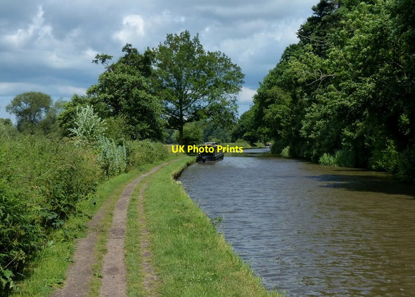 Photo 6"x4" Trent & Mersey Canal near Shugborough Park Little Haywood c2015