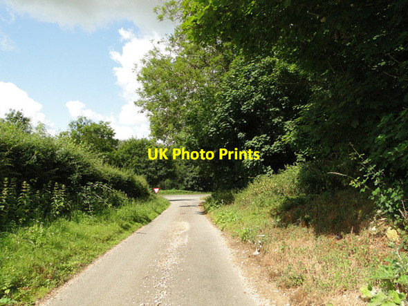 Photo 6"x4" About to join the A165 at West Lexham West Lexham c2015