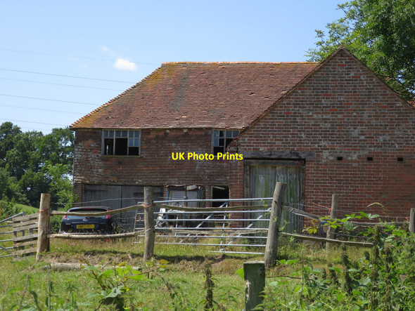 Photo 6"x4" Barn at Attwater Farm Crit Hall c2015