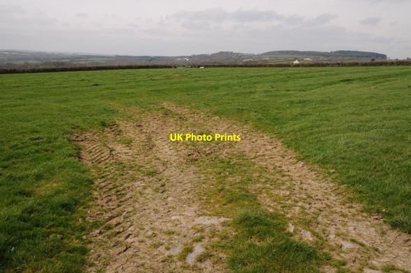 Photo 6"x4" Farmland, Twitchen Hill Lower Twitchen c2015