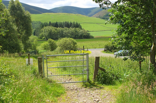 Photo 6"x4" Path open again, Cademuir Bellanrigg c2015