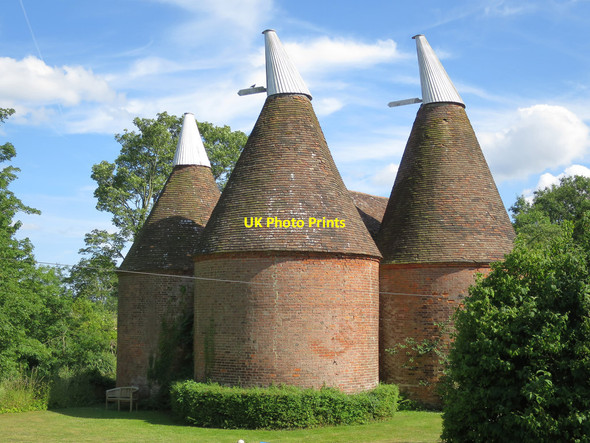 Photo 6"x4" Oast House at Court Lodge, The Street, Westwell Dunn Street\/TQ9948 c2015