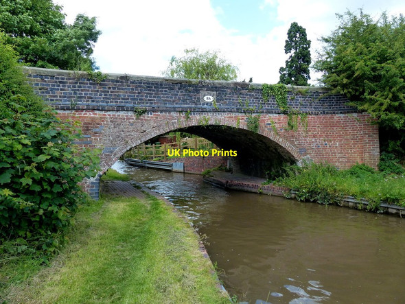 Photo 6"x4" Upper Burston Bridge No 86 Burston\/SJ9430 c2015