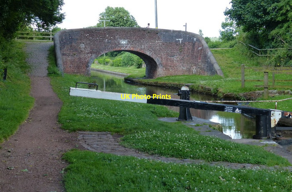 Photo 6"x4" Meaford Turnover Bridge No 97 Stone\/SJ9034 c2015