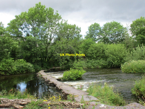 Photo 6"x4" Footbridge across the River Lee Ballingeary c2015
