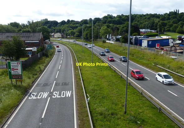 Photo 6"x4" A500 Queensway in Stoke-on-Trent Stoke-on-Trent c2015