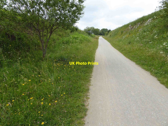 Photo 6"x4" NCN 68 west of Parsley Hay Monyash c2015